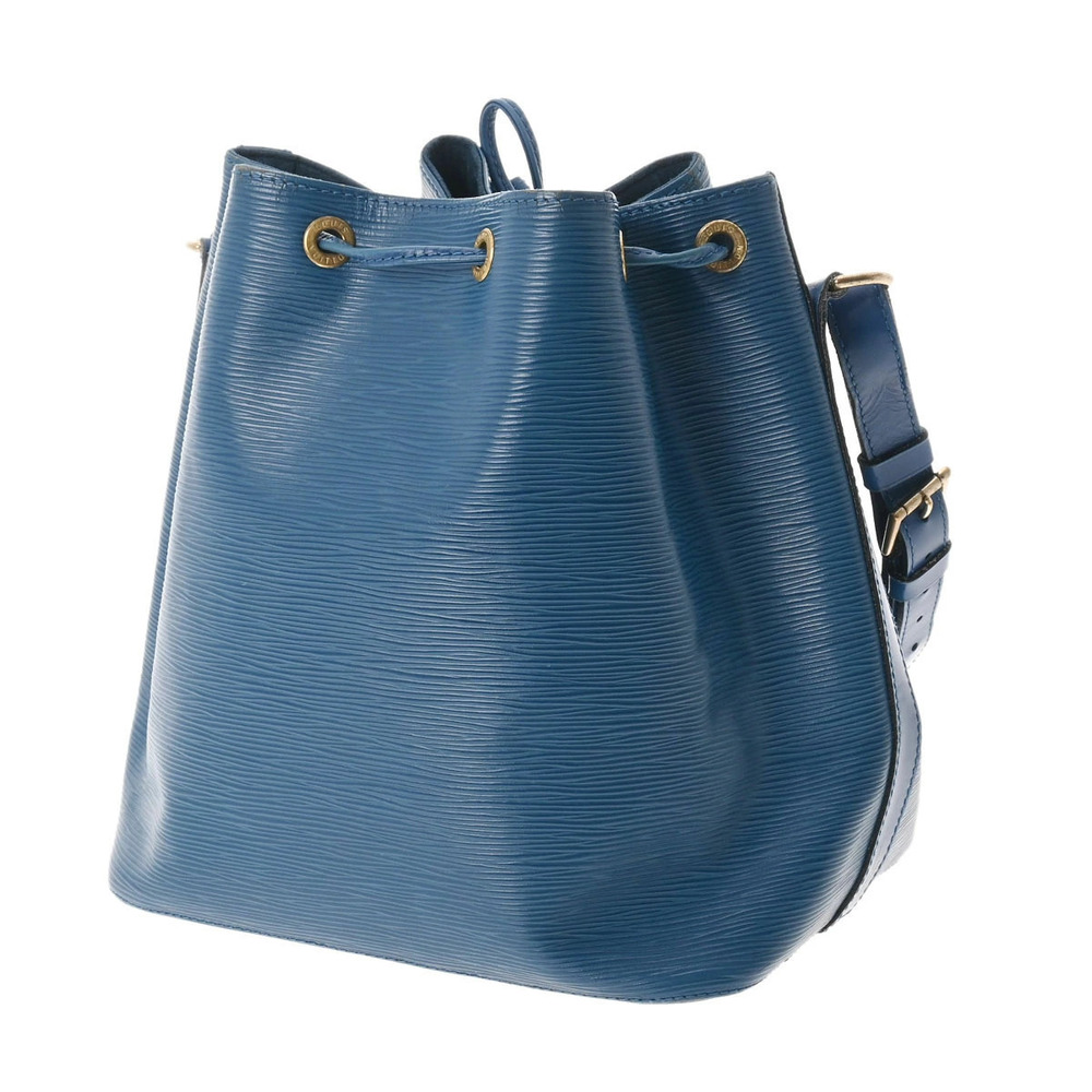 Louis Vuitton Leather Epi Shoulder Blue Toledo Bag Noe Blue